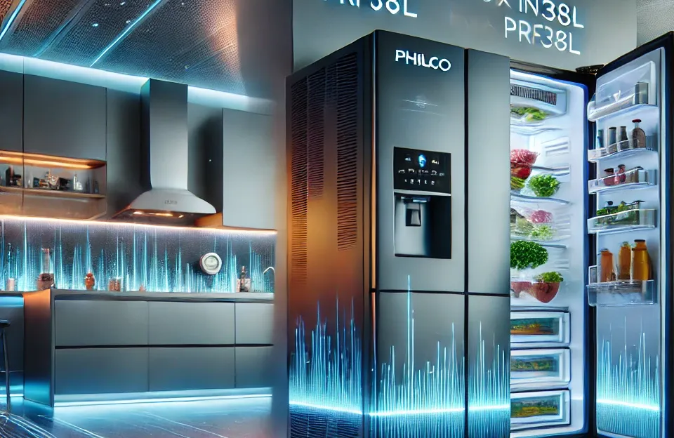 Geladeira French Door Eco Inverter Philco Frost Free Inox PRF38L - 110V: Eficiência e Estilo para Sua Cozinha