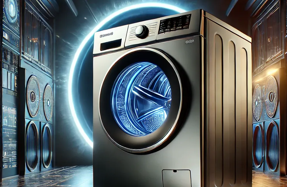 Lava & Seca 13 Kg Look Samsung Eco Bubble Inox com 24 Programas de Lavagem - WD7000T