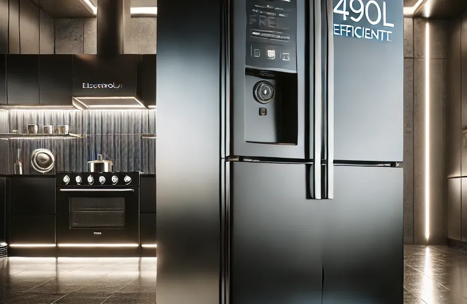 Geladeira Electrolux Frost Free 490L Efficient com AutoSense Inverse Black Inox Look (IB7B) 127V: Desempenho e Modernidade para Sua Cozinha