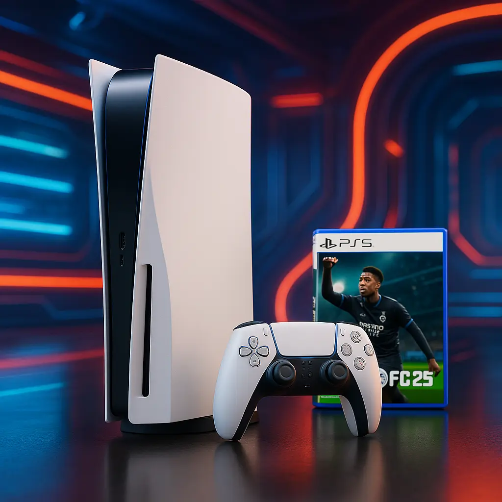 Console PS5 Slim com Drive 1TB + EA FC 25: Desempenho e Imersão