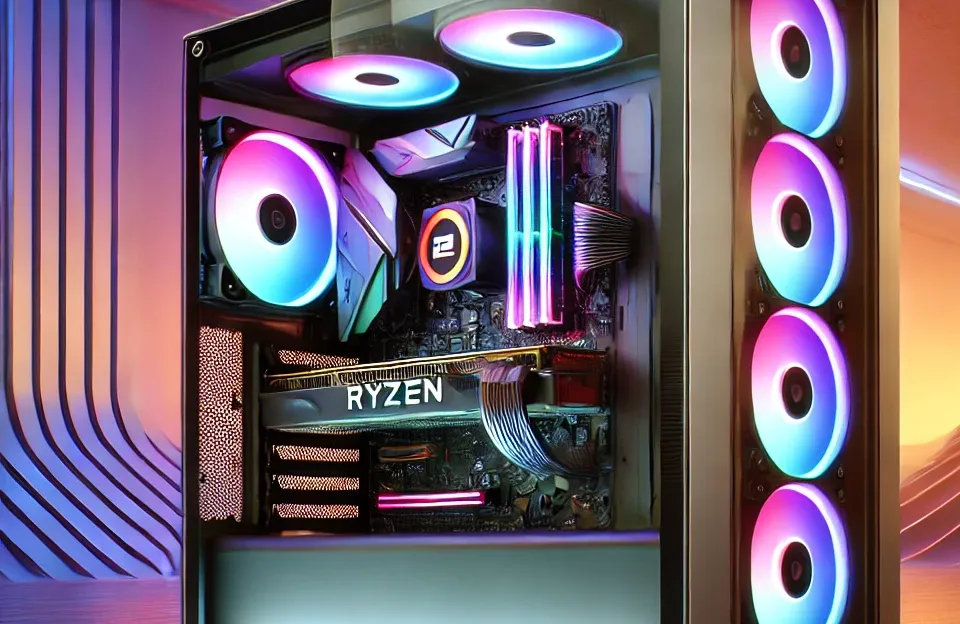 PC GAMER ZYN RYZEN 7 5700X com RTX 4060 é potente e veloz