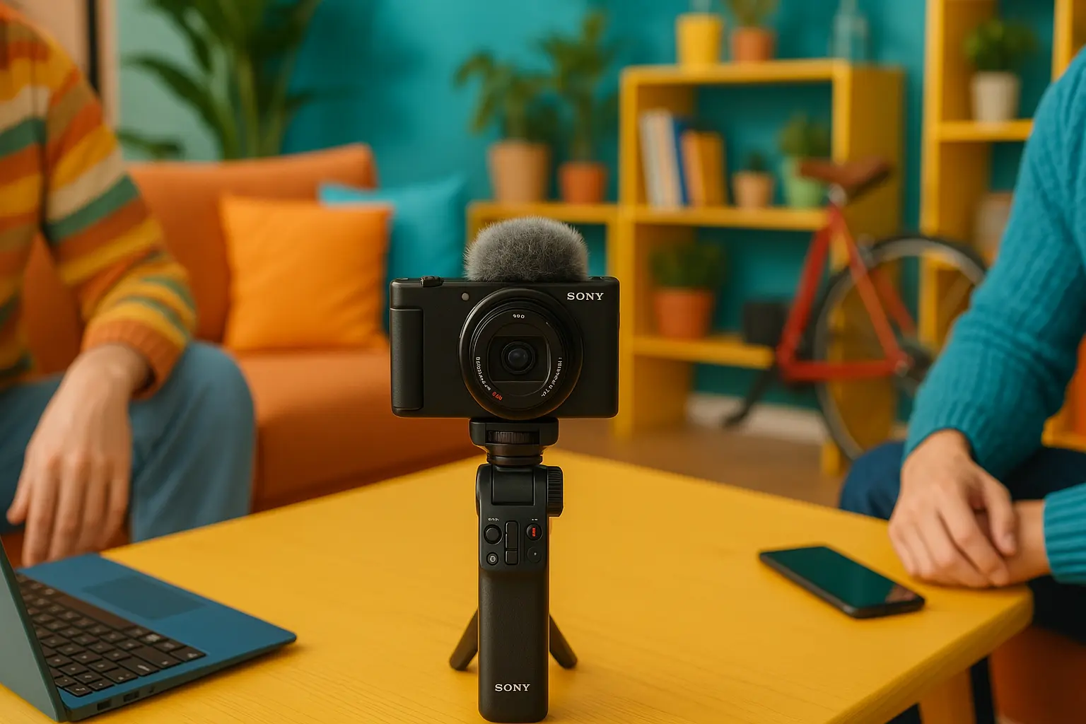 Sony Câmera Vlog ZV-1F: Praticidade e Qualidade em Vídeos Profissionais