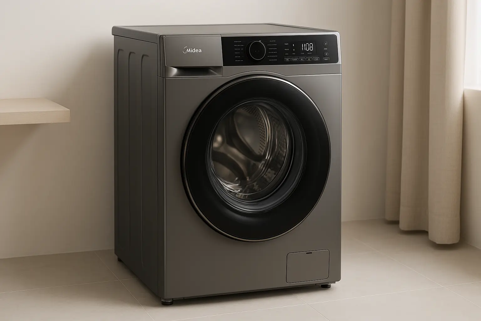 Lava e Seca Midea HealthGuard Smart 13kg Titanium 127V: Conectividade e Eficiência em um Só Produto