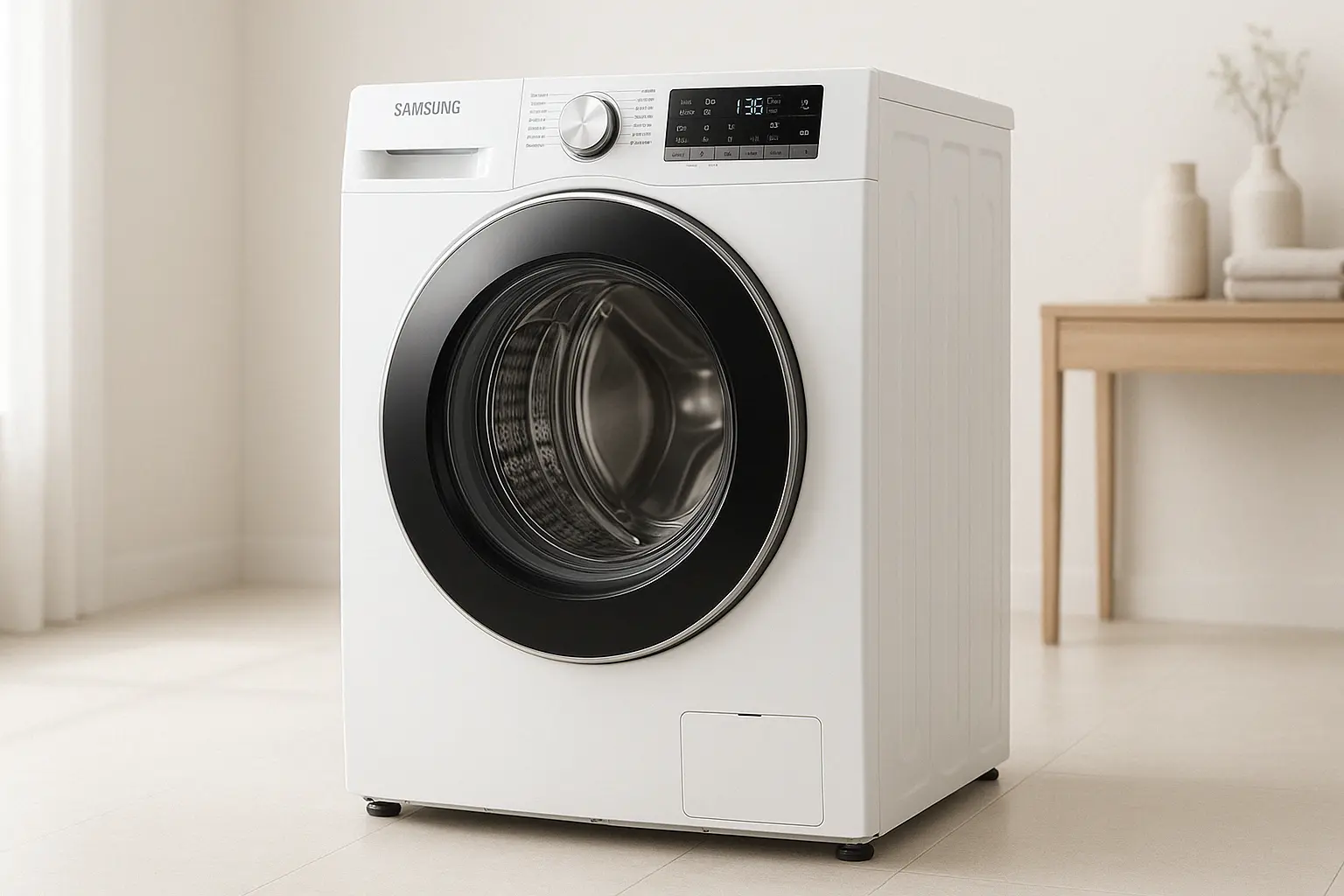 Samsung Lava e Seca WD11M: Potência, Economia e Confiabilidade