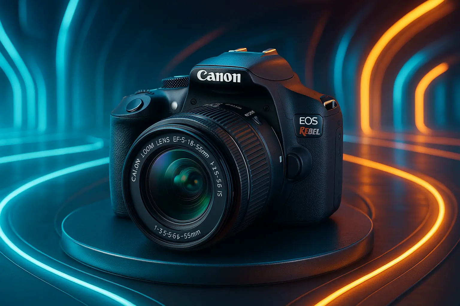 Canon EOS Rebel T7 com Lente EF-S 18-55mm: Versatilidade e Qualidade em Cada Clique