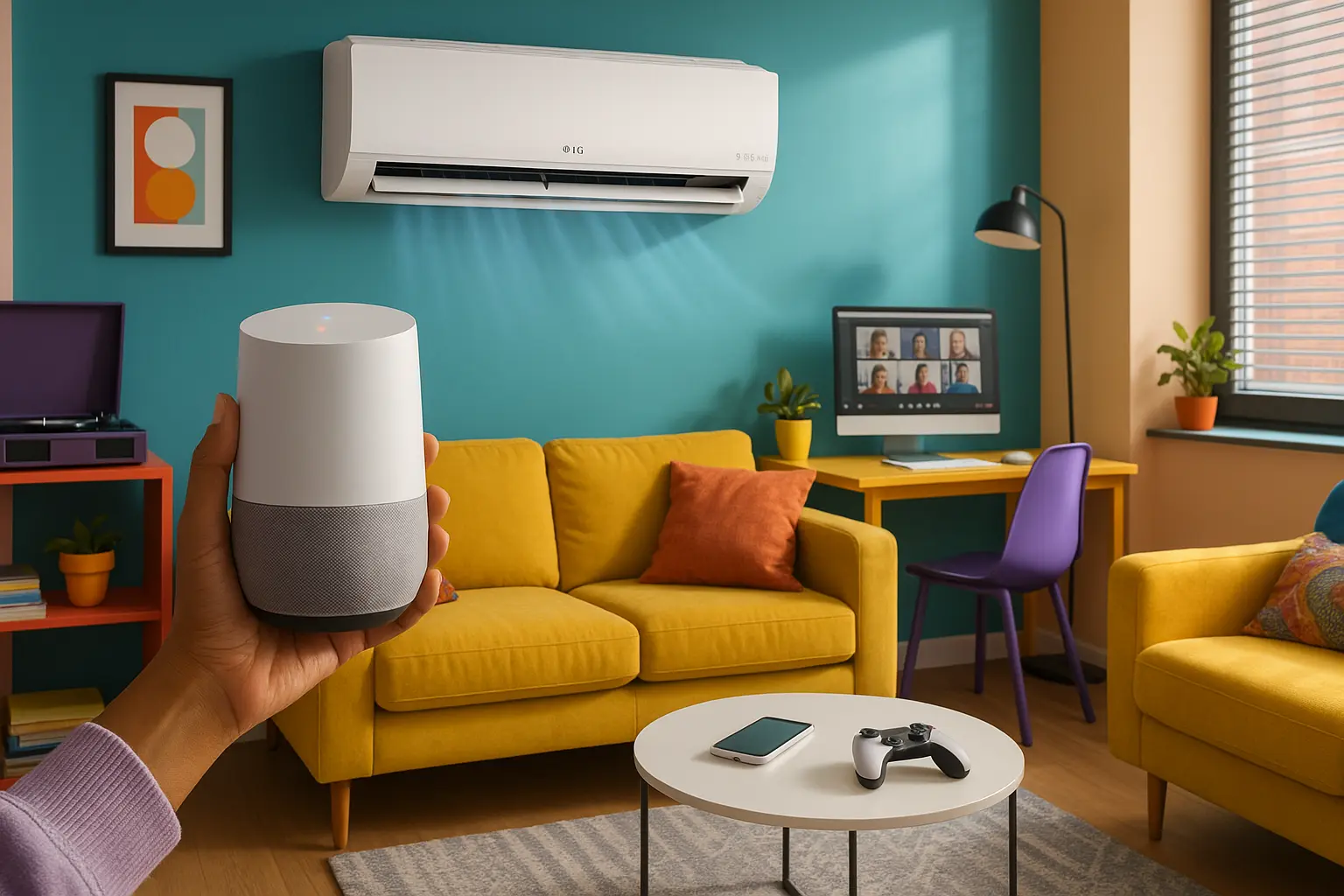 Ar Condicionado LG Dual Voice 18.000 Btus Inverter: Tecnologia e Conforto com Controle por Voz