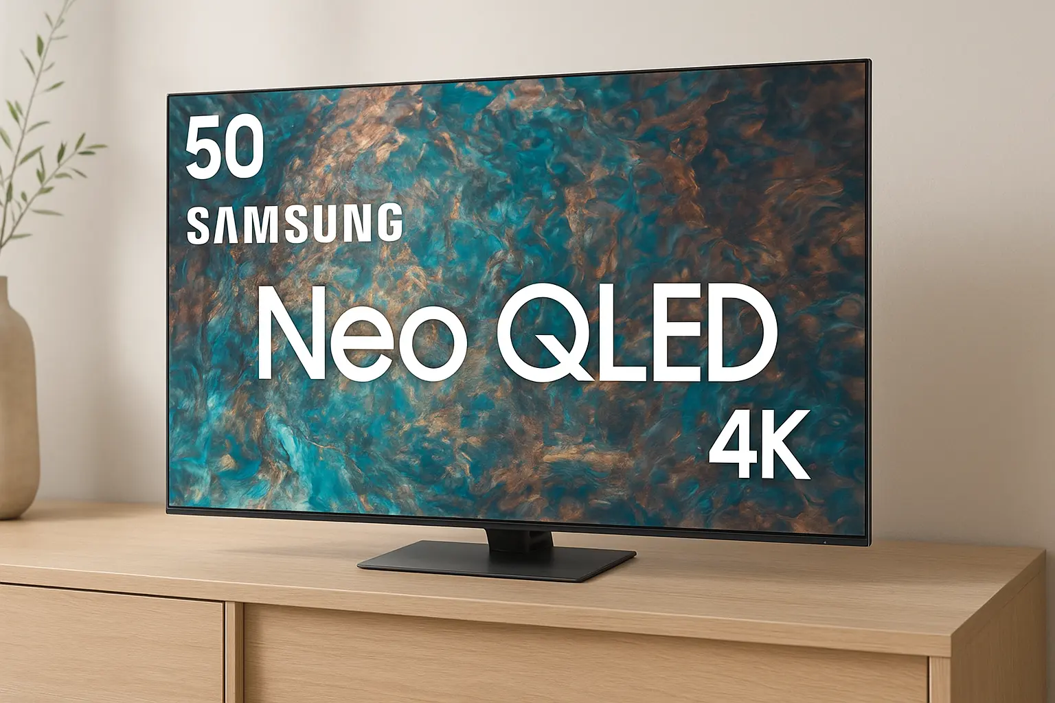 Samsung Smart Gaming TV 50" Neo QLED 4K 50QN90D com AI e Mini LED