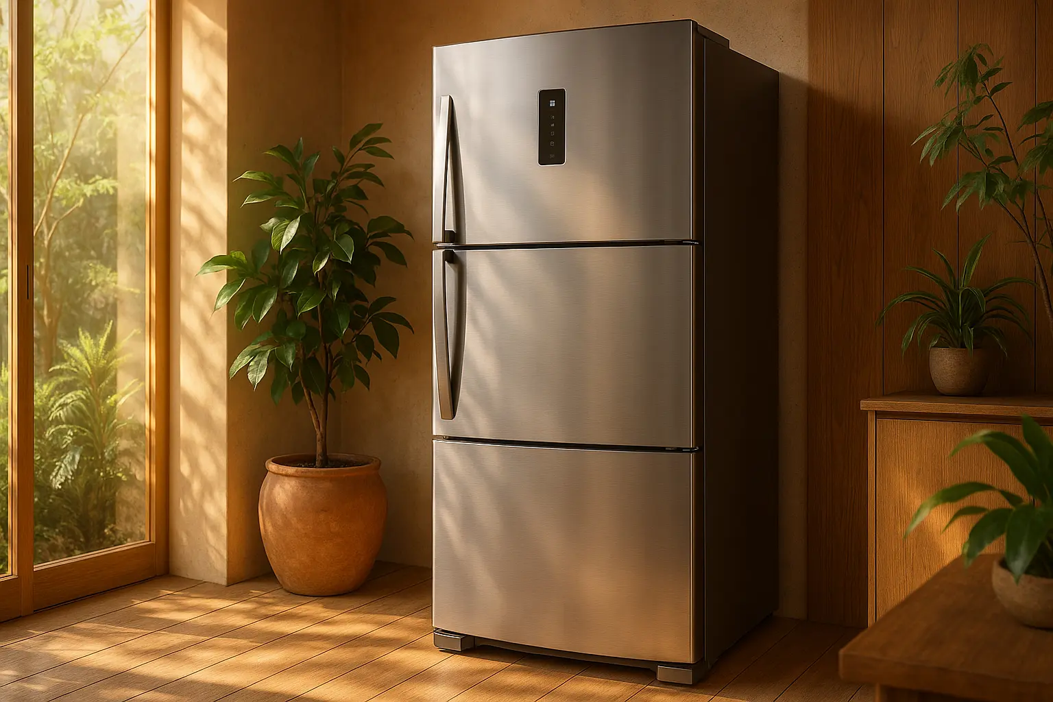Geladeira Brastemp Inverse 447L Frost Free BRE57FB: Organização e Tecnologia na Cozinha