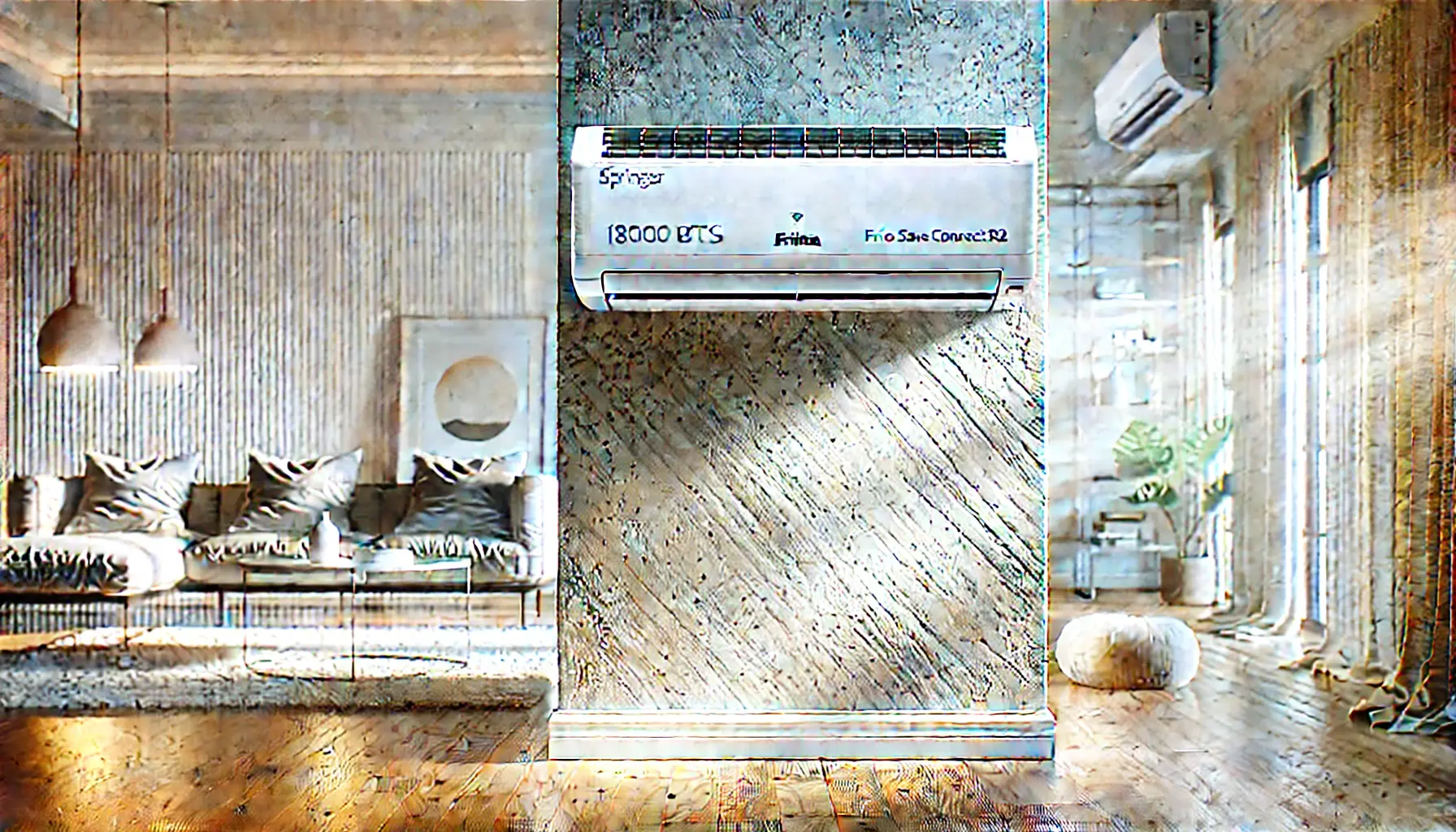 Ar Condicionado Split Hi Wall Inverter Springer Midea 18000 Btus Frio Xtreme Save Connect R32