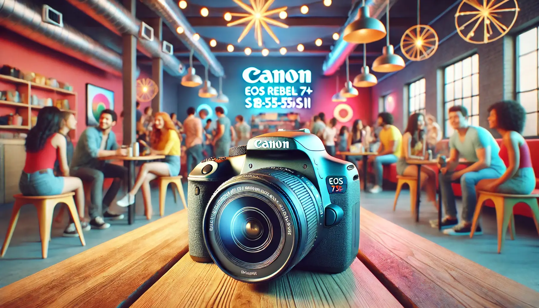 Câmera Digital Canon EOS REBEL T7+ S18-55 IS II BR: A Escolha Certa para Iniciantes e Amantes da Fotografia