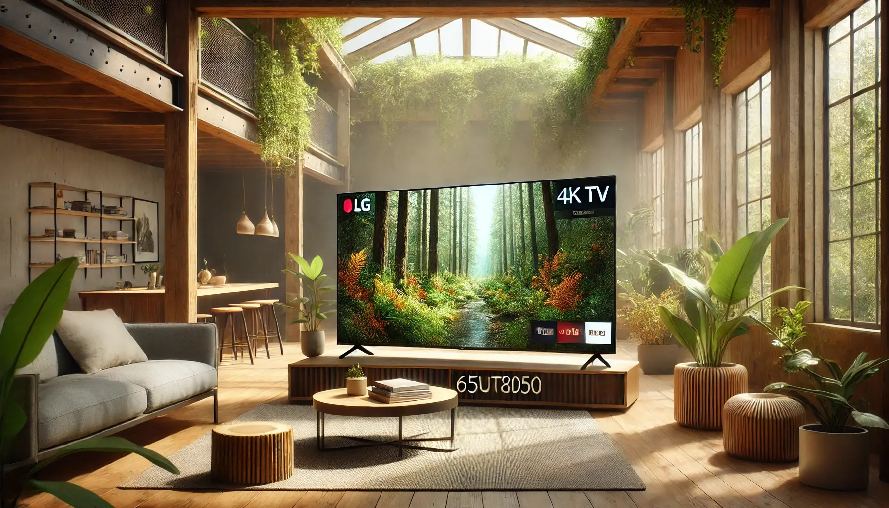 Smart TV LG 65UT8050 4K com Alexa e AI para Jogos