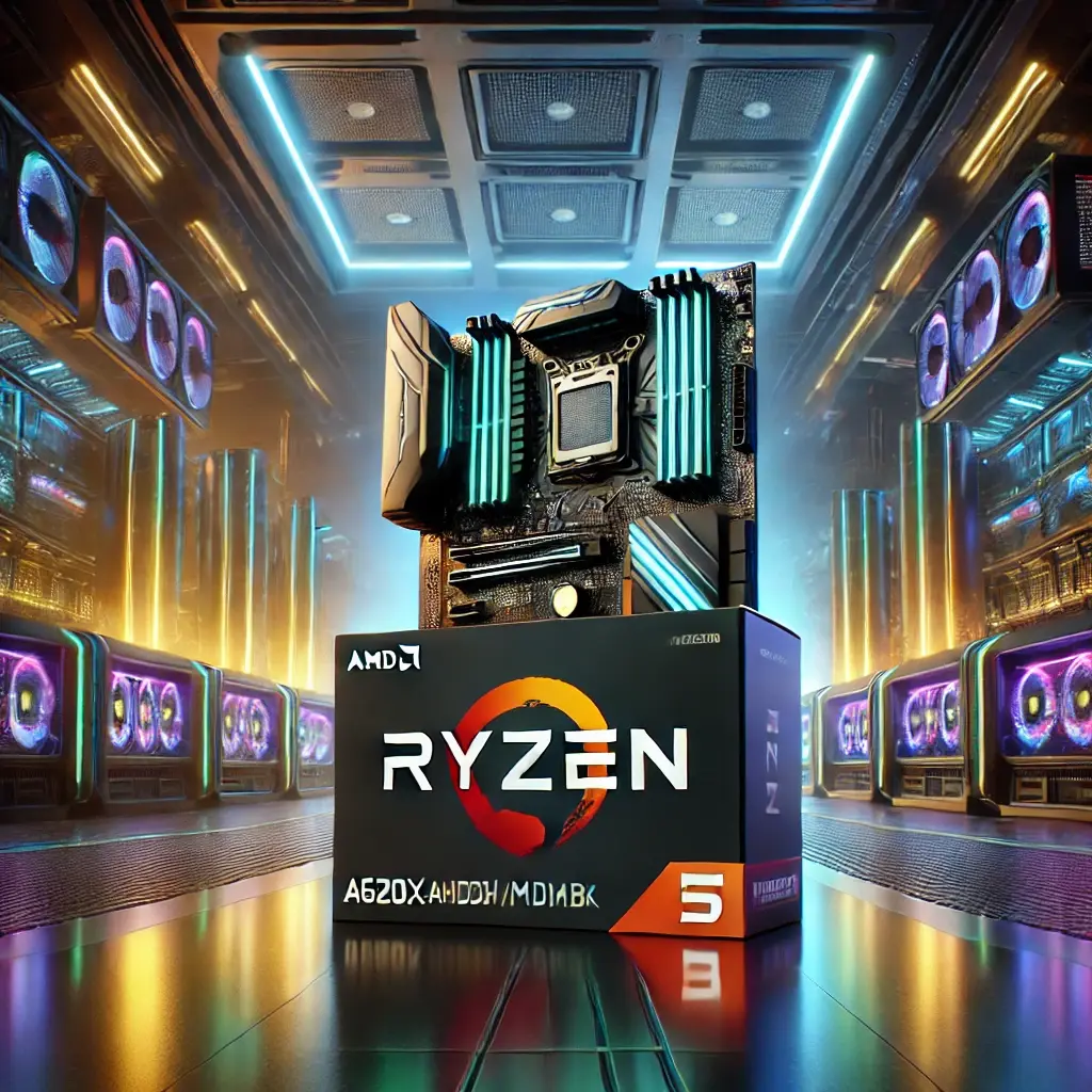 KIT UPGRADE AMD RYZEN 5 7600X A620M-HDB/M.2 MEMORIA RAM-MONTADO E ATUALIZADO