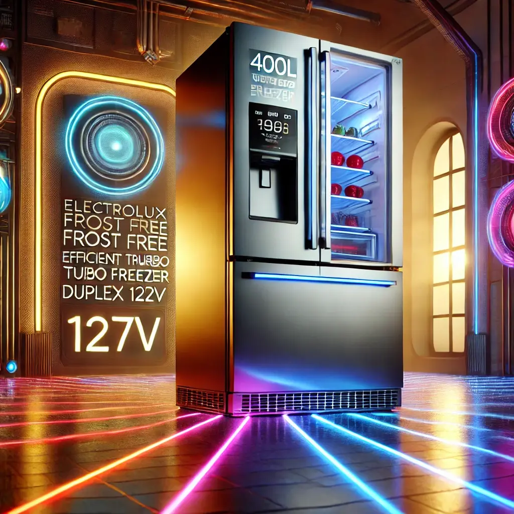 Geladeira Electrolux Frost Free 400L Efficient Turbo Freezer Duplex Branca (DFN44) 127V