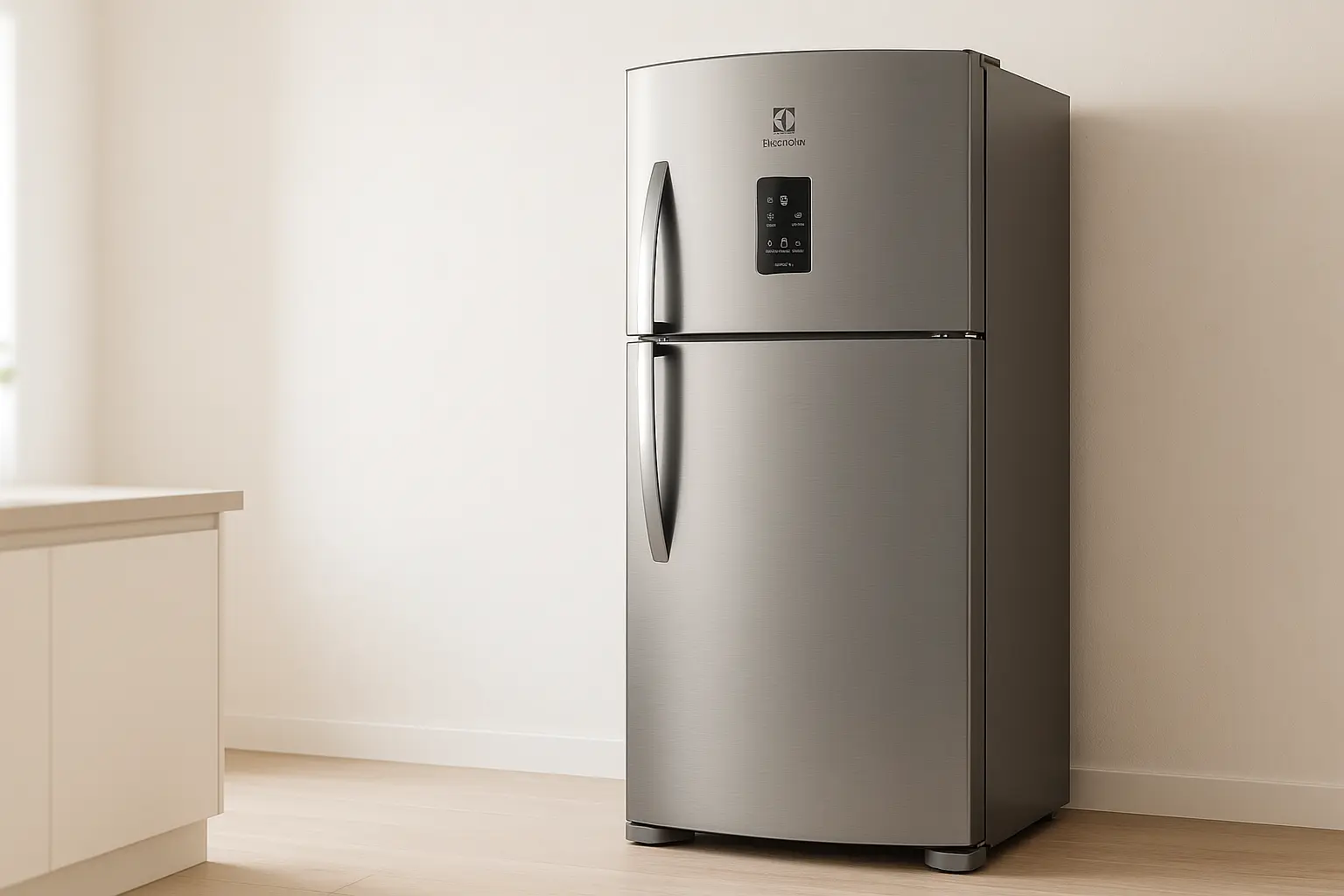 Geladeira Electrolux Frost Free 400L Efficient Turbo Freezer Duplex Inox Look (DFX44) 127V