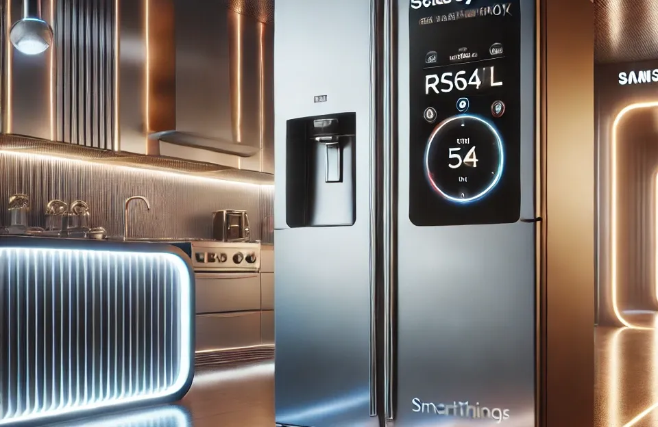 Samsung Geladeira Side by Side SmartThings RS57 Inox 564L 220V