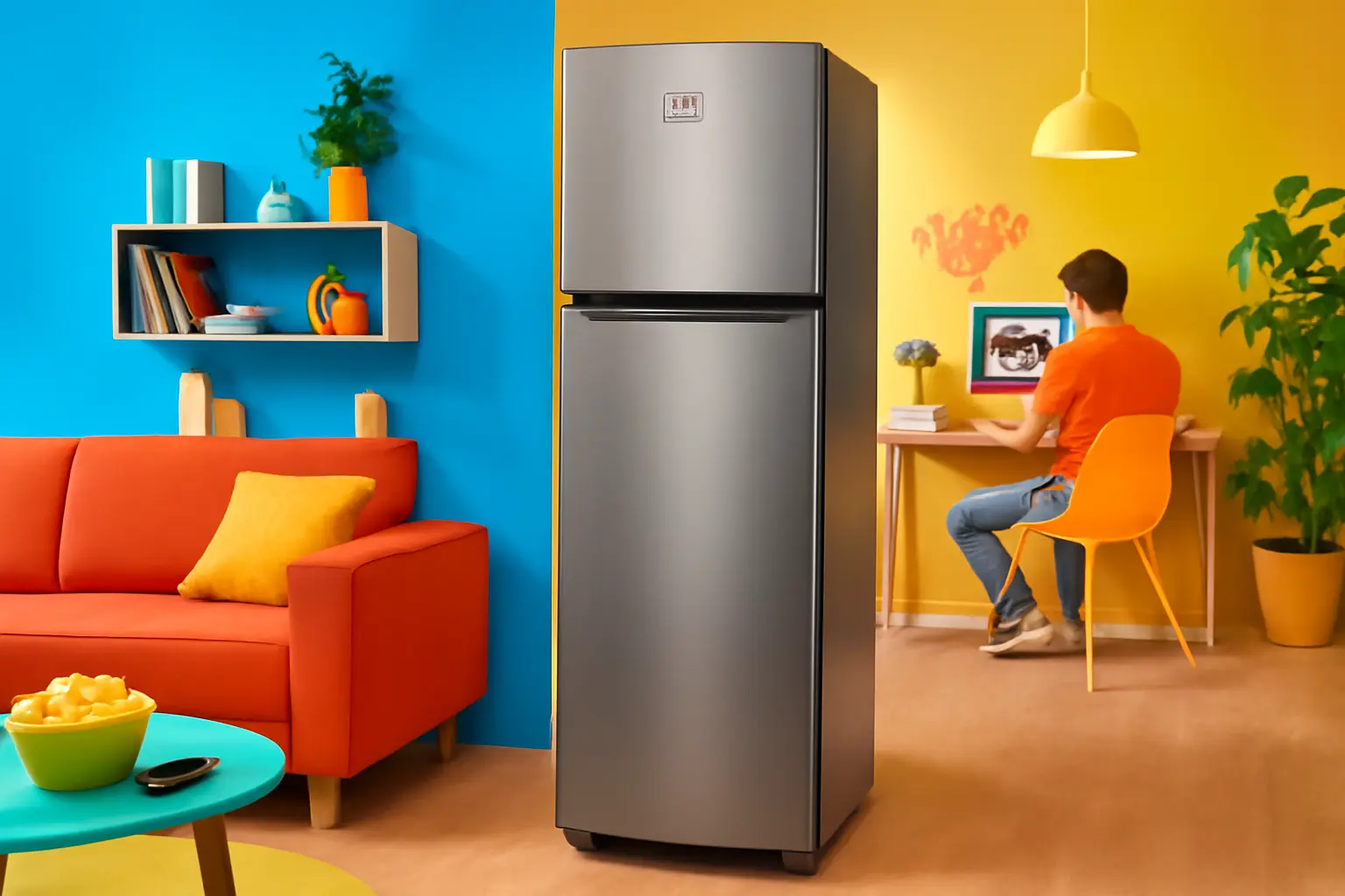 Refrigerador Electrolux 371L Frost Free 2 Portas Inox: Eficiência e Design