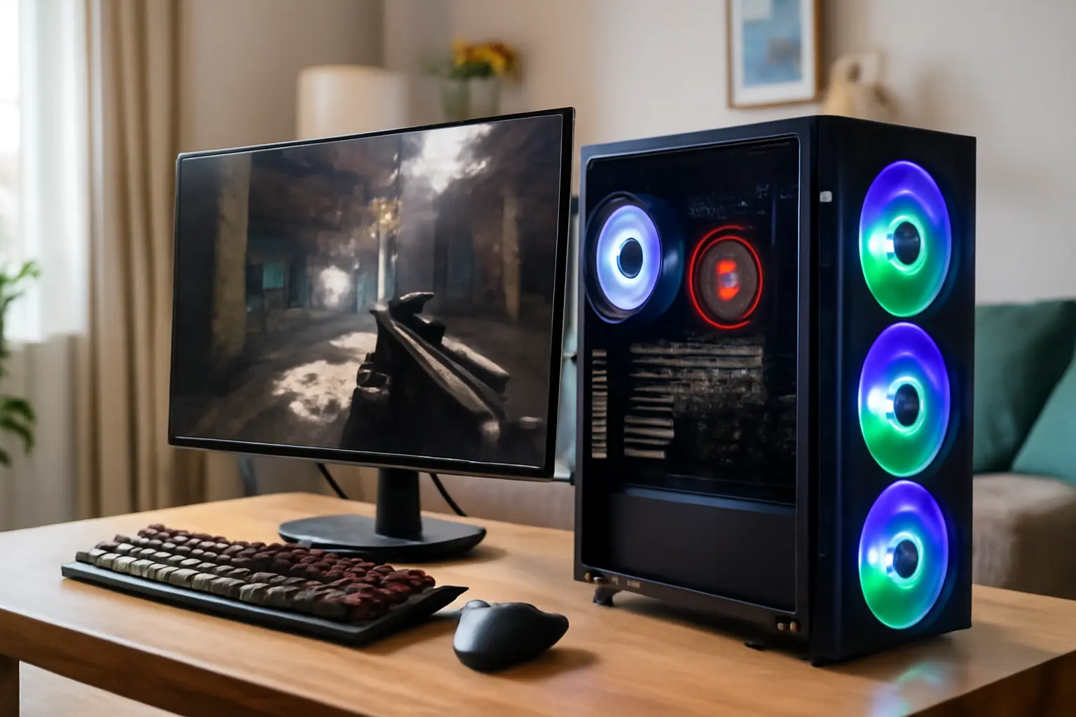 PC Gamer Completo AMD Ryzen 7 5700G, Gráficos Radeon VEGA 8