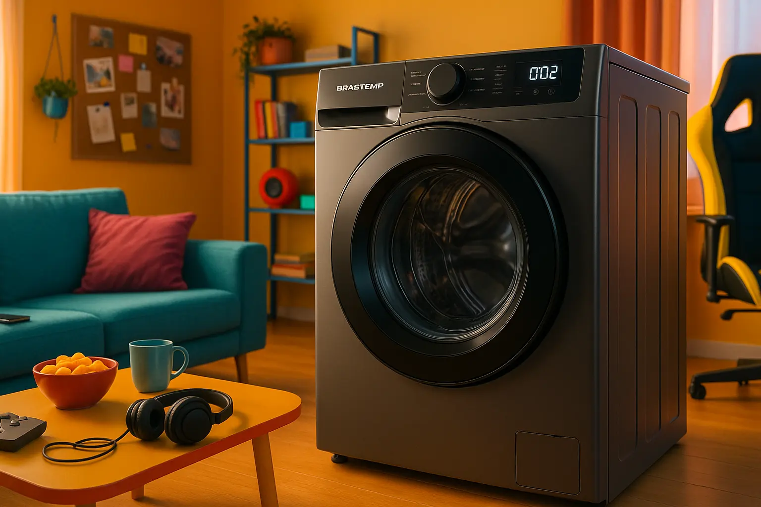 Lava e Seca Brastemp 10kg com Smart Sensor e Triplo Vapor