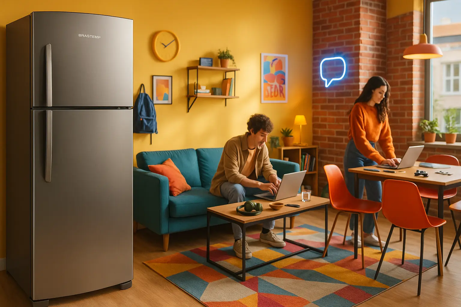 Geladeira Brastemp BRM44HK: tecnologia e praticidade inox