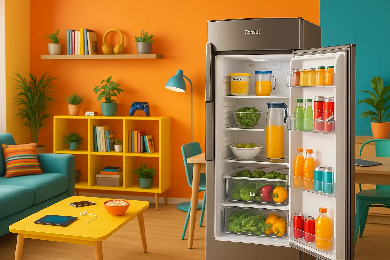 Refrigerador Consul Frost Free 410L: espaço, praticidade e eficiência