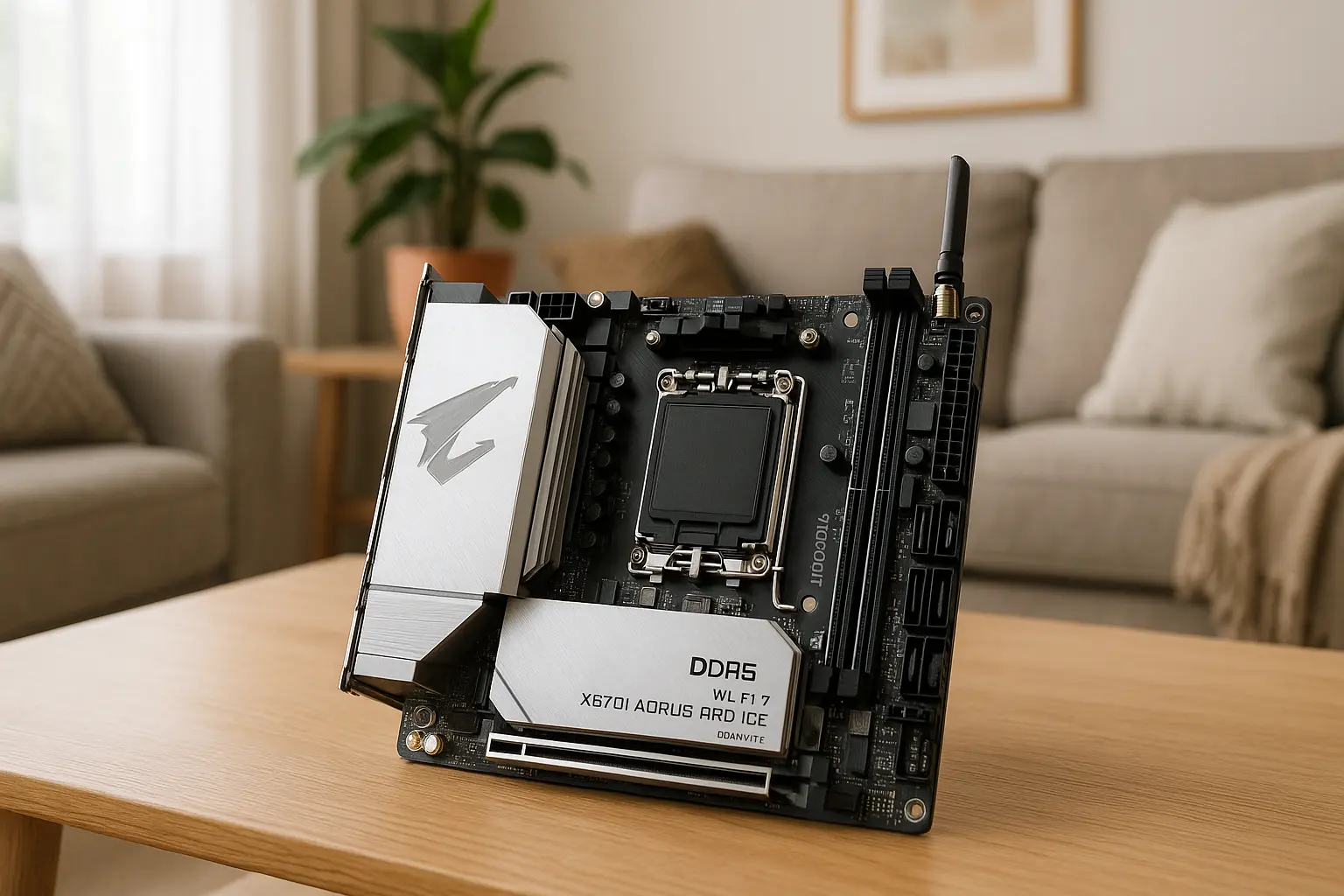 GIGABYTE X870I AORUS PRO ICE: Mini-ITX, DDR5 e Wi-Fi 7