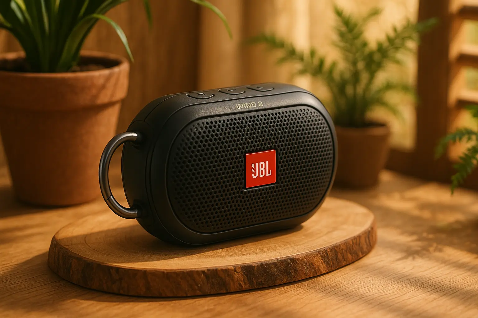JBL Wind 3 FM Bluetooth: portátil, prático e à prova d’água