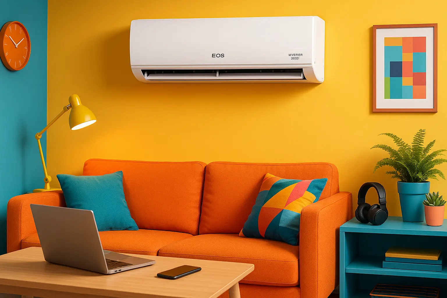 Ar-Condicionado EOS 9000 BTUs Inverter: silencioso e eficiente