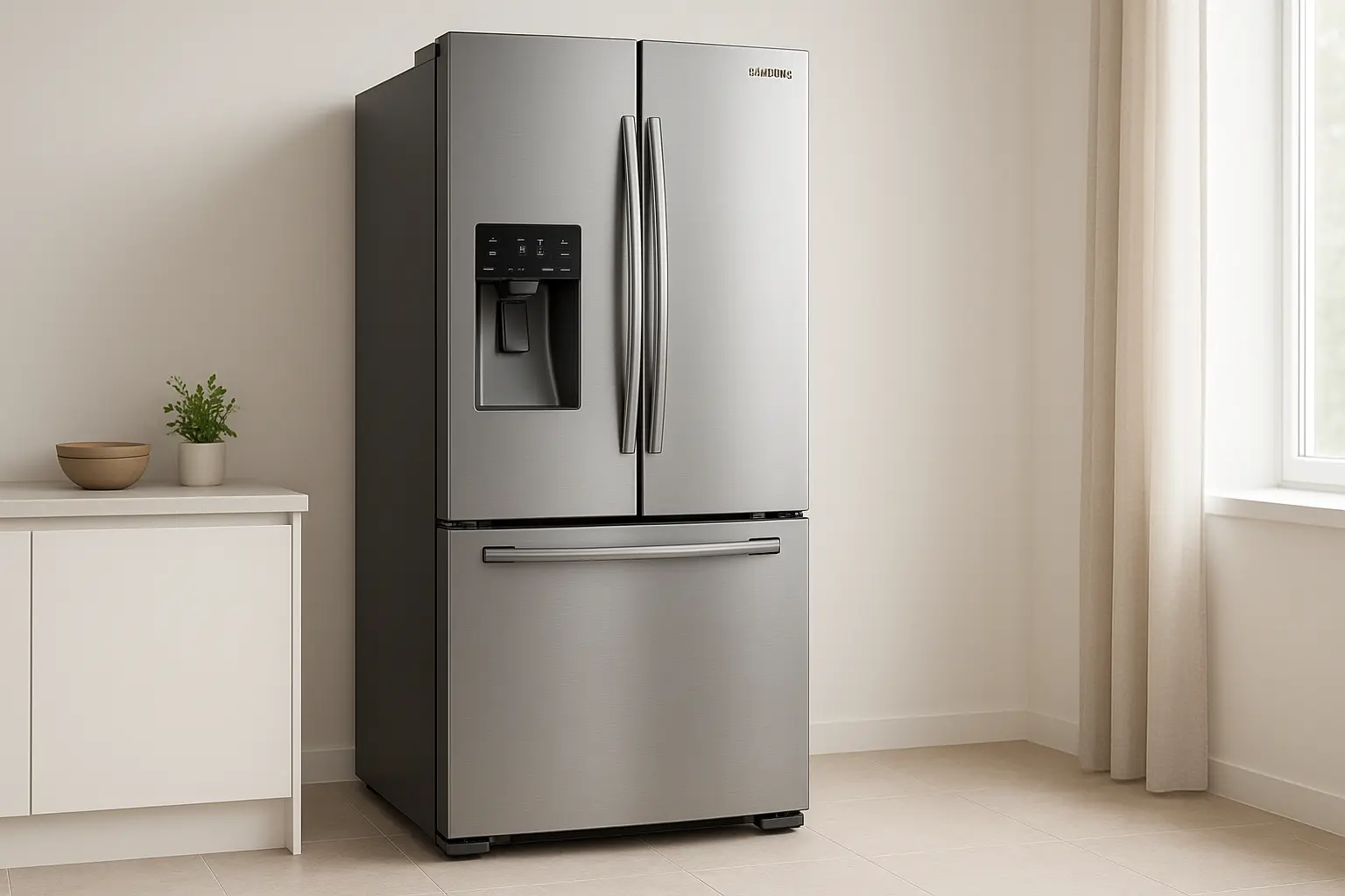 Refrigerador Samsung French Door 470L Inox: moderno e eficiente