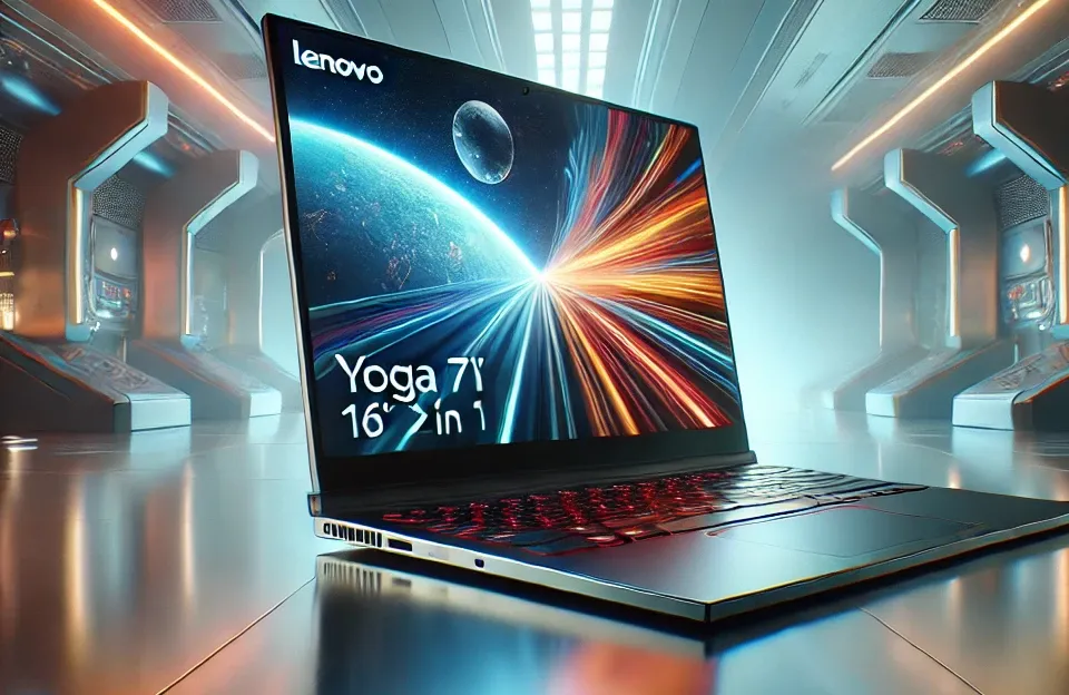 Lenovo Laptop Yoga 7i 16" 2 em 1: Desempenho Imbatível e Versatilidade para o Seu Dia a Dia