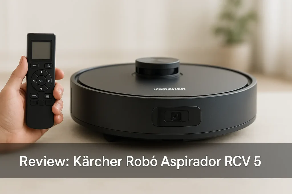 Kärcher Robô Aspirador RCV 5: Inteligência e Potência na Palma da Sua Mão