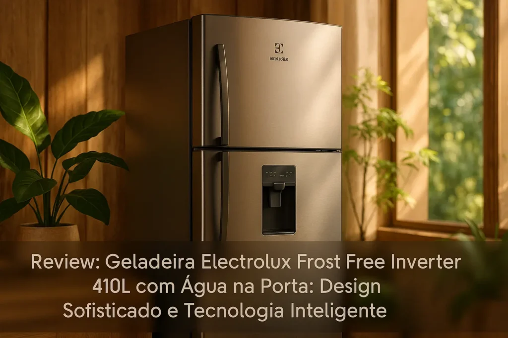 Geladeira Electrolux Frost Free Inverter 410L com Água na Porta: Design Sofisticado e Tecnologia Inteligente