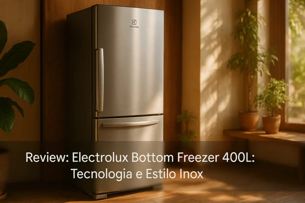 Electrolux Bottom Freezer 400L: Tecnologia e Estilo Inox