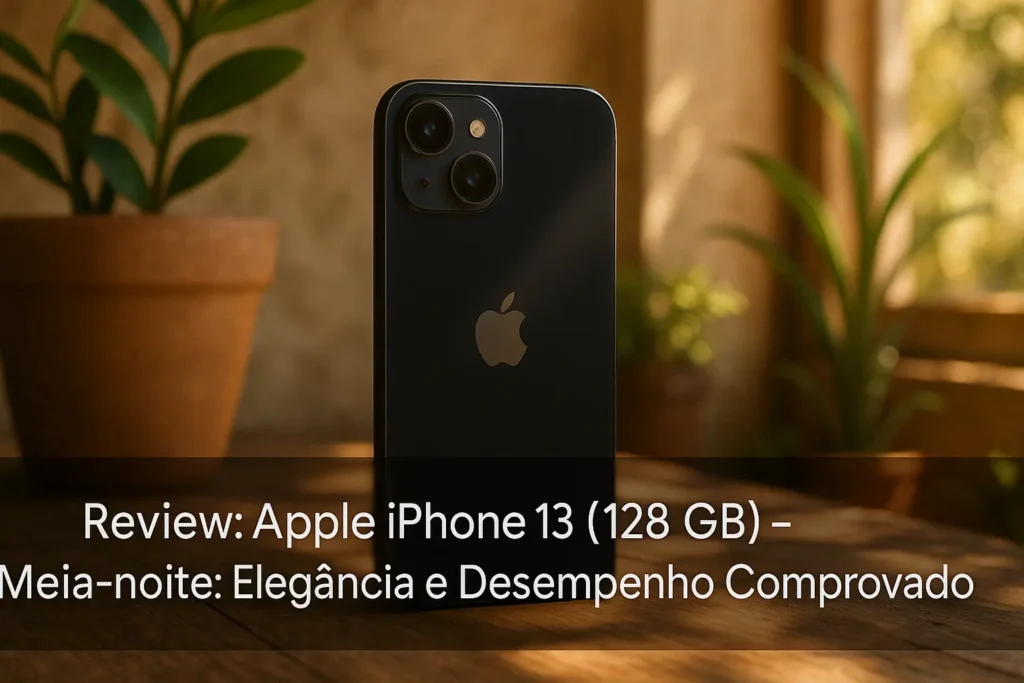 Apple iPhone 13 (128 GB) - Meia-noite: Elegância e Desempenho Comprovado