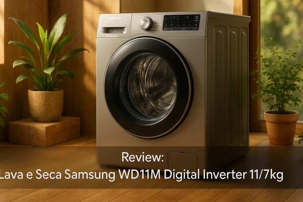 Lava e Seca Samsung WD11M Digital Inverter 11/7kg Inox
