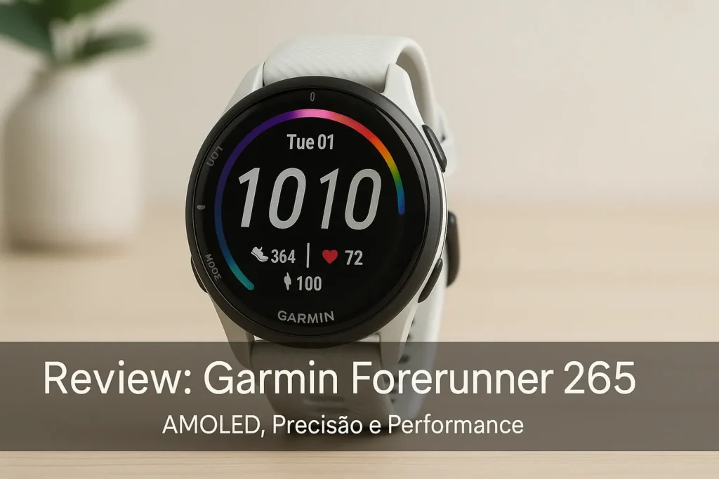 Garmin Forerunner 265: AMOLED, Precisão e Performance