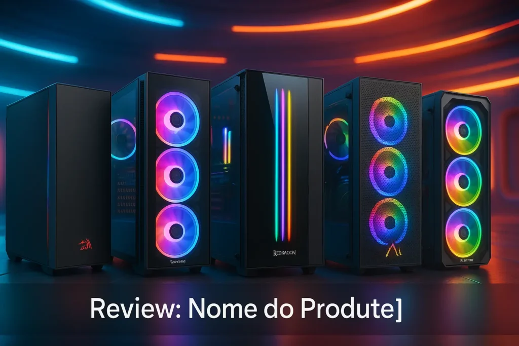 Cinco Principais Opções de Gabinete Red Dragon