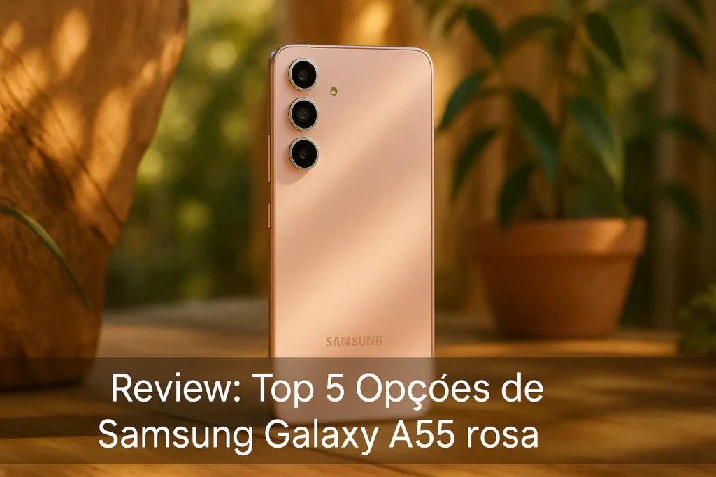 Top 5 Opções de Samsung Galaxy A55 rosa