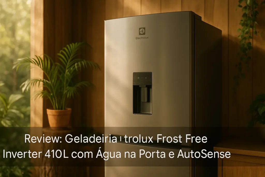 Geladeira Electrolux Frost Free Inverter 410L com Água na Porta e AutoSense