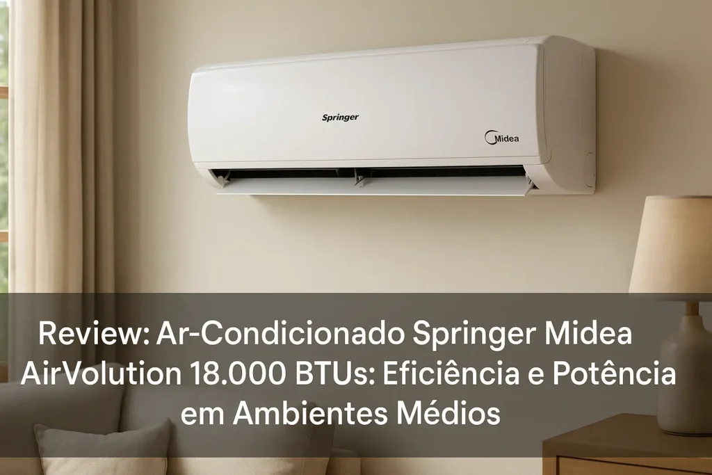 Ar-Condicionado Springer Midea AirVolution 18.000 BTUs: Eficiência e Potência em Ambientes Médios