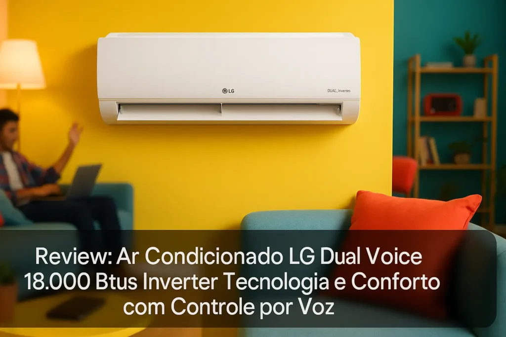 Ar Condicionado LG Dual Voice 18.000 Btus Inverter: Tecnologia e Conforto com Controle por Voz