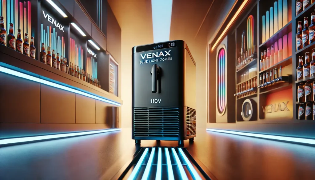 Cervejeira Venax Blue Light 200 Litros Preto Fosco 110V: Capacidade e Design Inovador