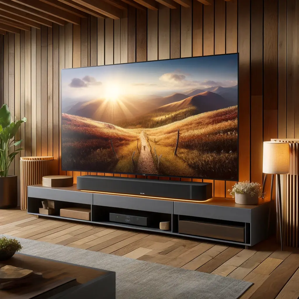 Samsung Combo Smart TV 55" QLED 4K 55Q65D 2024 + Soundbar HW-B550/ZD: A Combinação Perfeita para Sua Casa