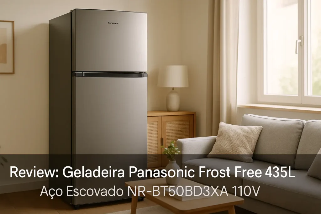 Geladeira Panasonic Frost Free 435L Aço Escovado NR-BT50BD3XA 110V: Capacidade e Desempenho