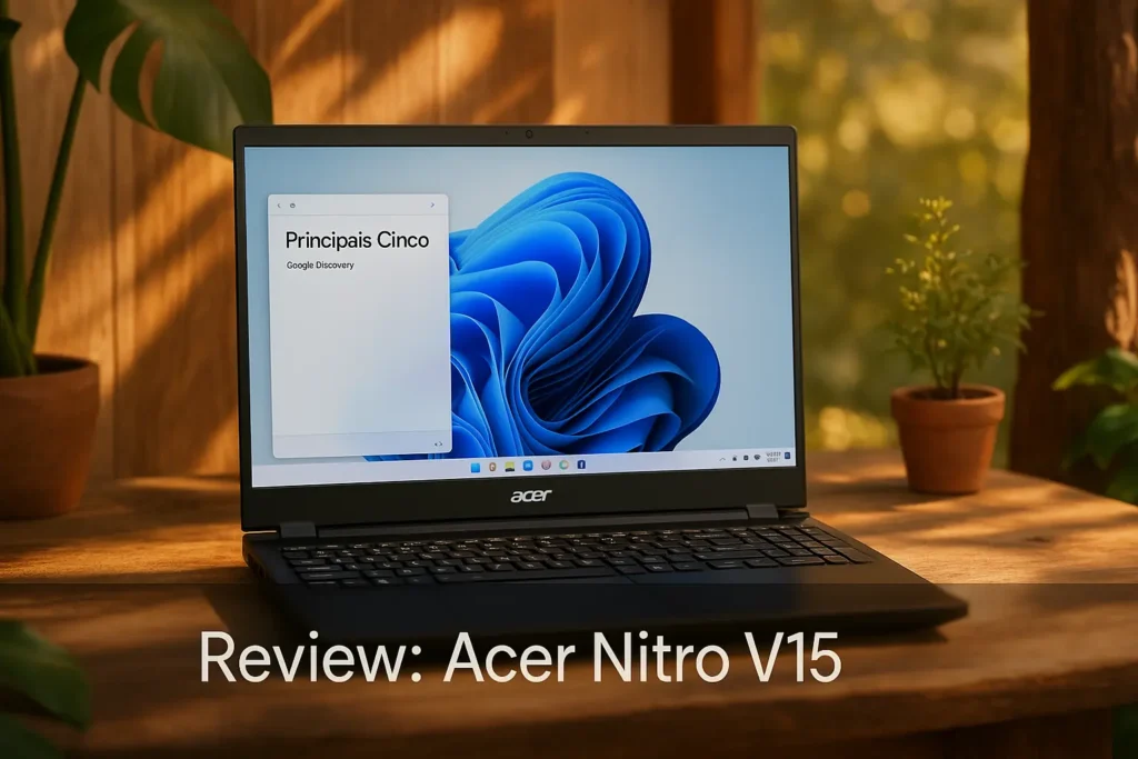 Principais Cinco Acer Nitro v15