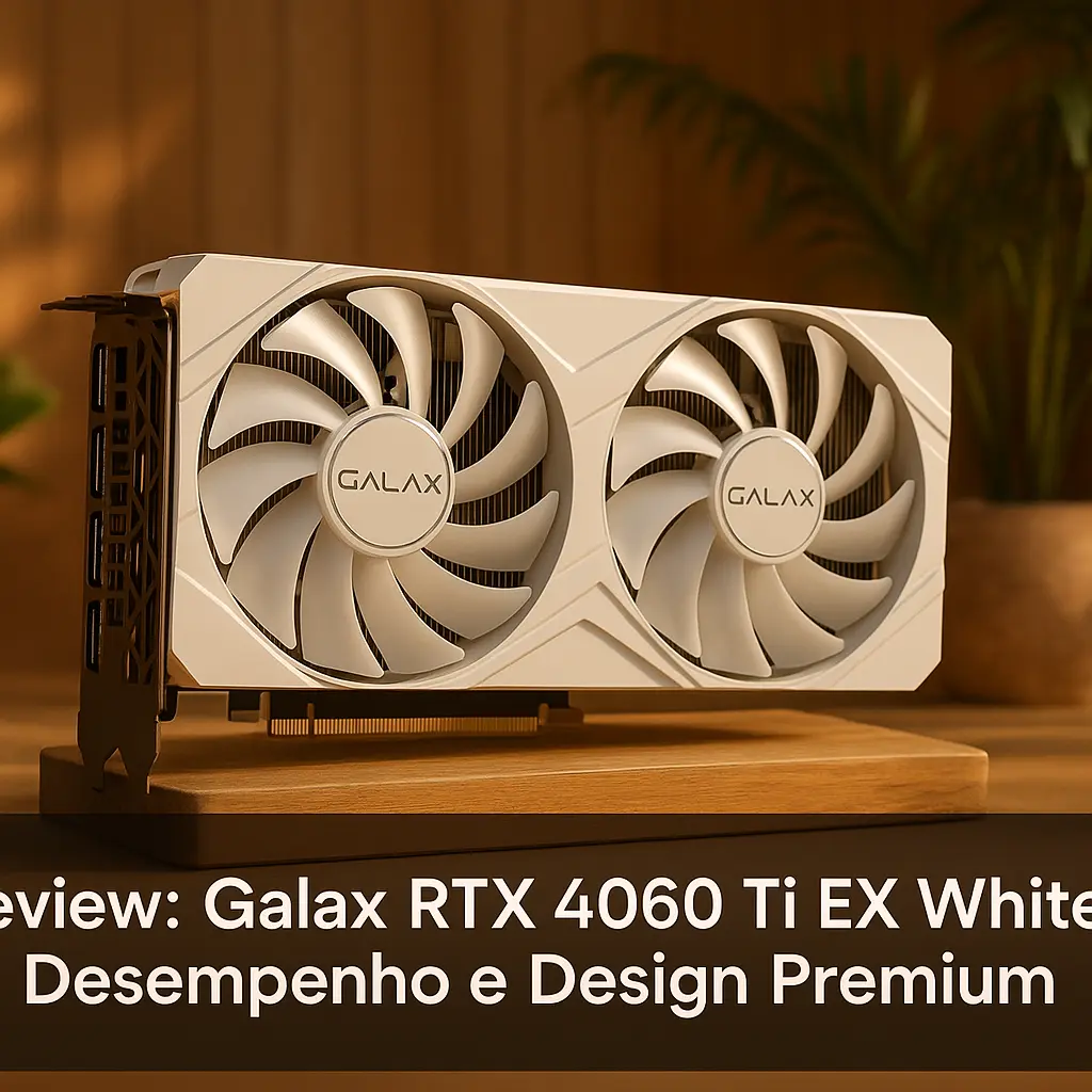 Placa de Vídeo Galax RTX 4060 Ti EX White – Desempenho e Design Premium
