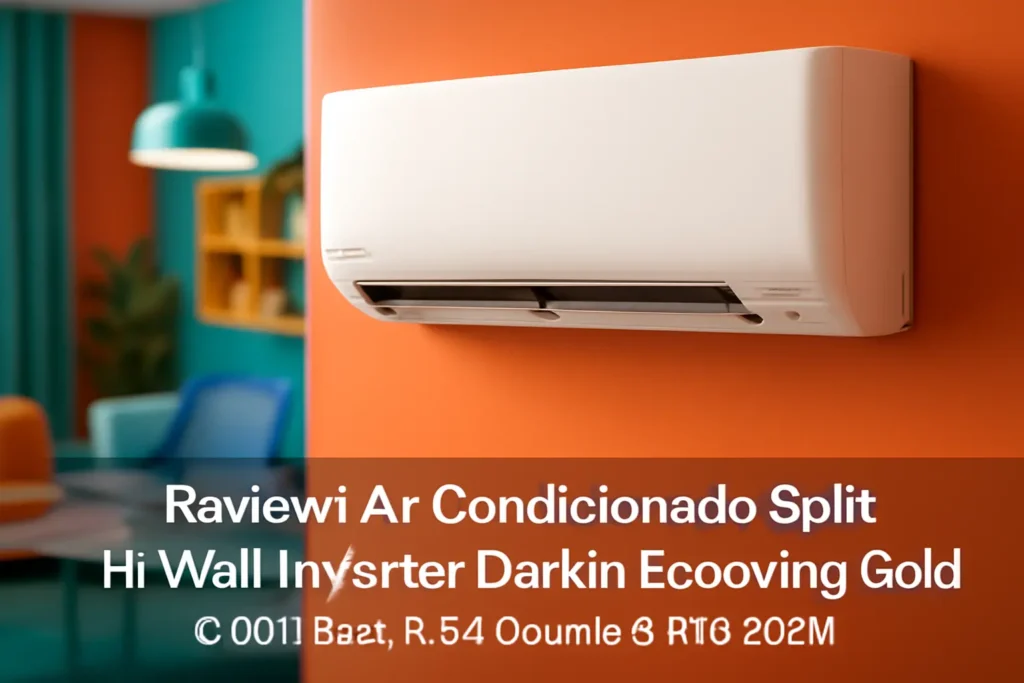 Ar Condicionado Split Hi Wall Inverter Daikin EcoSwing Gold 9.000 Btus R-32 Quente e Frio 220v
