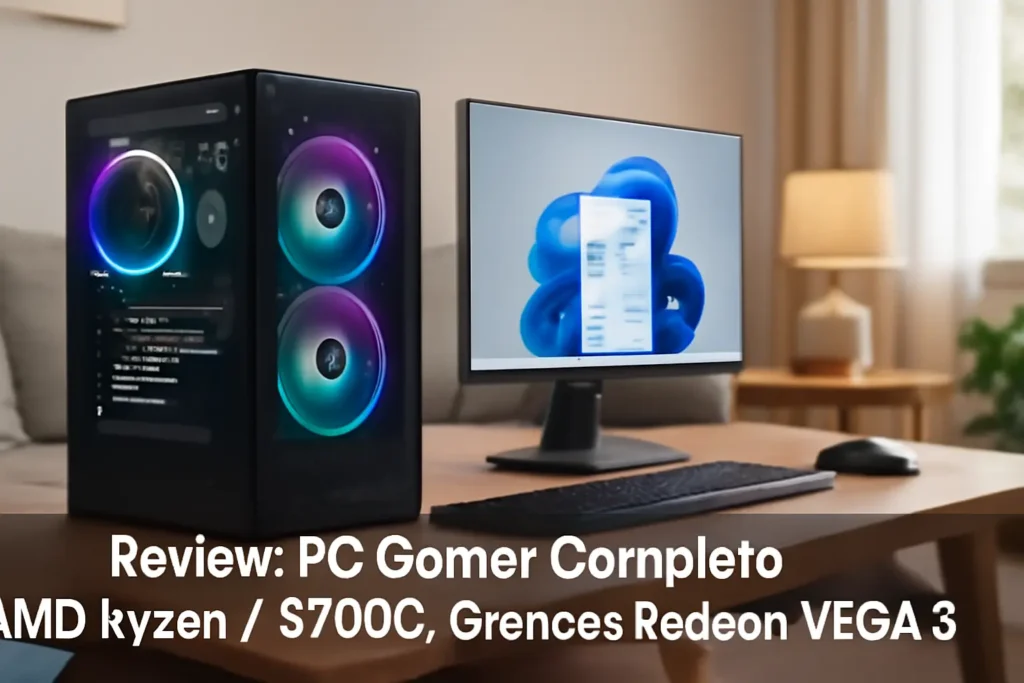PC Gamer Completo AMD Ryzen 7 5700G, Gráficos Radeon VEGA 8