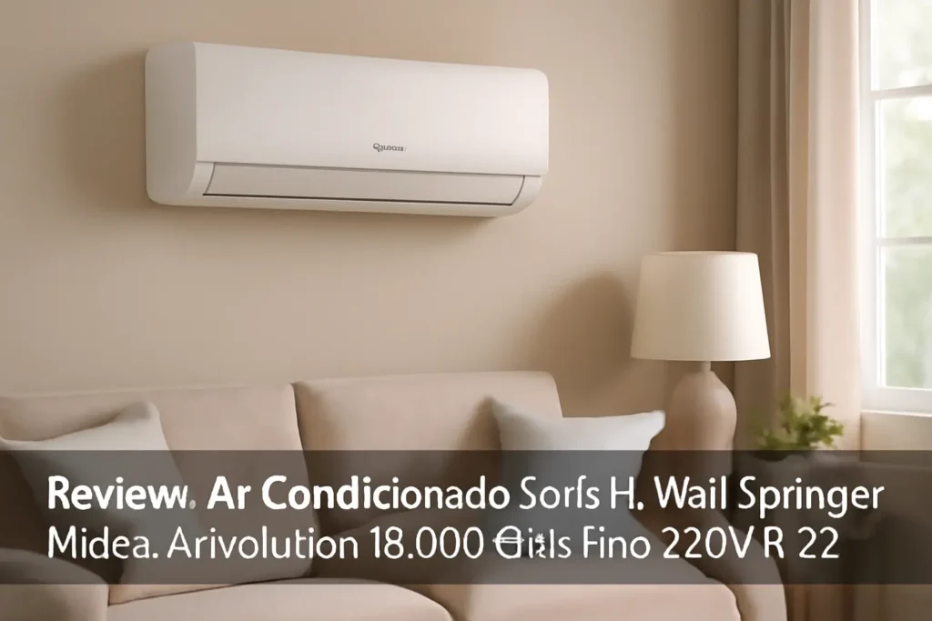 Ar Condicionado Split Hi Wall Springer Midea Airvolution 18.000 Btus Frio 220v R-32