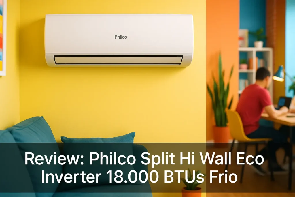 Philco Split Hi Wall Eco Inverter 18.000 BTUs Frio