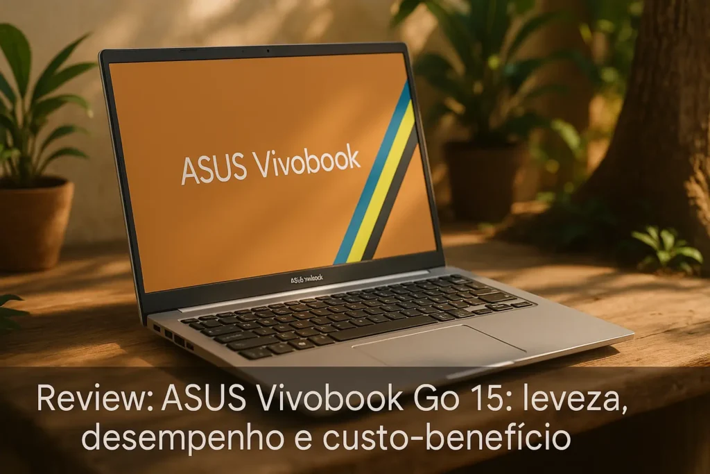 ASUS Vivobook Go 15: leveza, desempenho e custo-benefício
